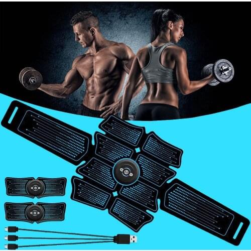 Muscle Electro Stimulator ABC Gym Electrostimulator Abdominal Electric Massager Training Apparatus Fitness Machine Building Body