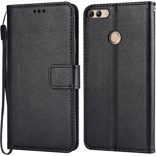 Flip Leather Case for Huawei Y9 2018 FLA-LX1 FLA-LX2 FLA-LX3 Vintage Wallet Phone Case for Huawei Y9 2018 Funda Cover