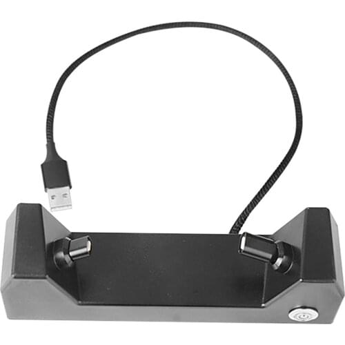 Magnetic Charging Dock Holder Quick Charging Station Stand Set For Oculus Quest 1/2 With 2 Rechargeable Batteries VR Accessories