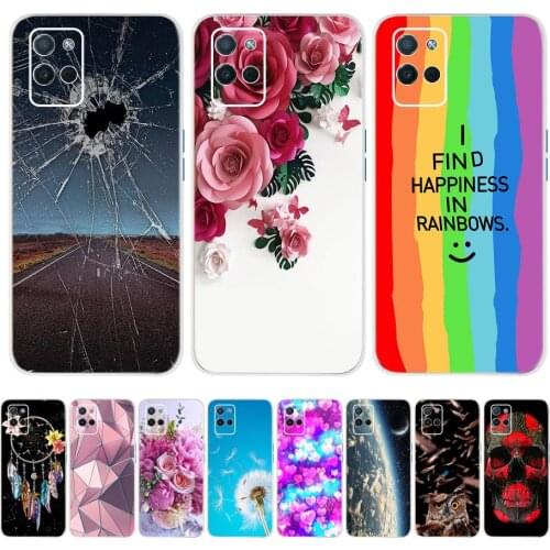 Cartoon Transparent Phone Case For Realme V11 5G 6.5" Supper Soft Slim Matte Back Cover For Oppo Realme V11 5G V 11 Silicone
