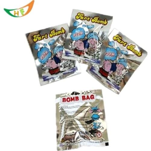 Novelty gadget Smelly package fart bomb bag April fools day halloween creative prank bromas stench bag funny gadgets toys 10pcs