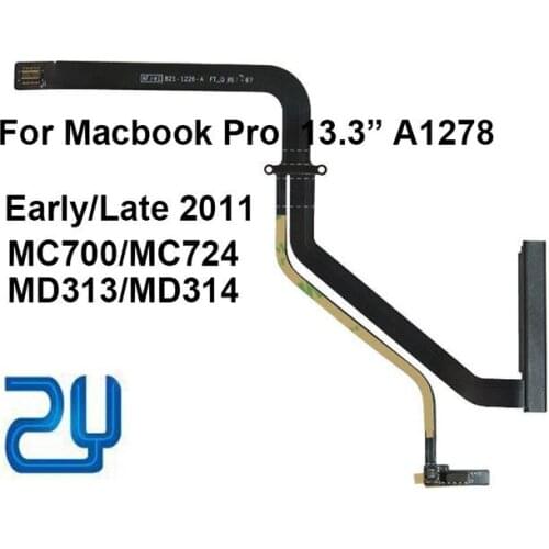 New 821-1480-A HDD Hard Drive Flex Cable for MacBook Pro 13" A1278 HDD Cable Mid 2012 MD101 MD102 Full Tested