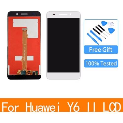 Original Display For Huawei Y6 II LCD Touch Screen Digitizer Assembly with Frame For Huawei honor 5A Y6II CAM-L23 CAM-L03 lcd