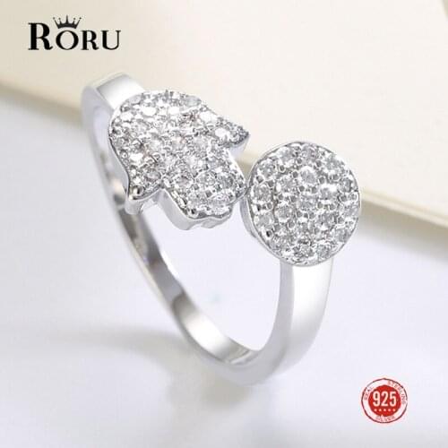 RORU Rings With Cubic Zirkonia For Women