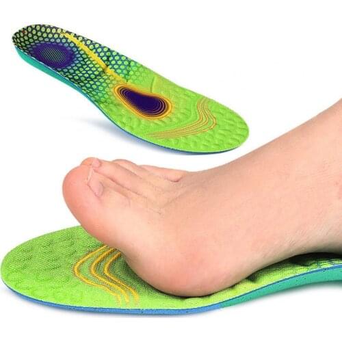 2Pcs Unisex Sole Insoles Breathable Soft Comfortable Sweat-absorbent Sole Insoles Soft Pad for Outdoor Sports