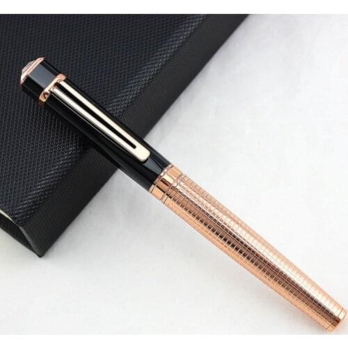 High-quality diamond Fountain Pen Luxury Ink Pens for School Business Office Supplies 0.5mm Medium Nib Heavy Pen Caneta