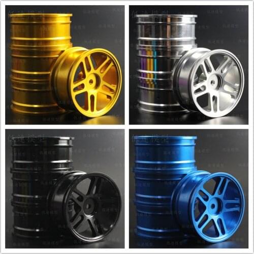 4pcs 1/10 On-Road Drift Car 52MM Aluminum Alloy Metal Wheel Hub 1.9Inch Climb Car Wheel Rim For HSP Tamiya HPI Kyosho Sakura 106