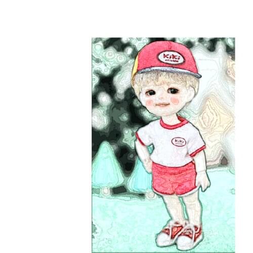 Abe BJD Doll 1/8 Emotion Art Toys For Children Mini Ball Jointed Dolls Kikimong