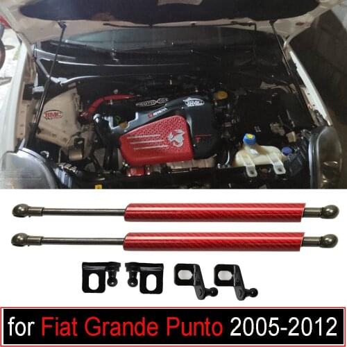 Damper for Fiat Grande Punto 2005-2012 Mini Van Front Bonnet Hood Modify Gas Struts Lift Support Shock Accessories Absorber
