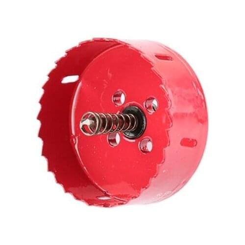 Woodworking Gypsum Board Iron Plate Reaming Drill Hole Metal 16-100MM Bimetallic Hole Saw Pipe Stainless Steel Drill Bit