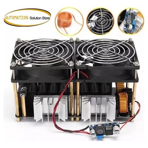 2000W ZVS Induction Heating Board induction heater Module Flyback Driver Heater Good Heat Dissipation 180*90*80mm + Coil Mayitr
