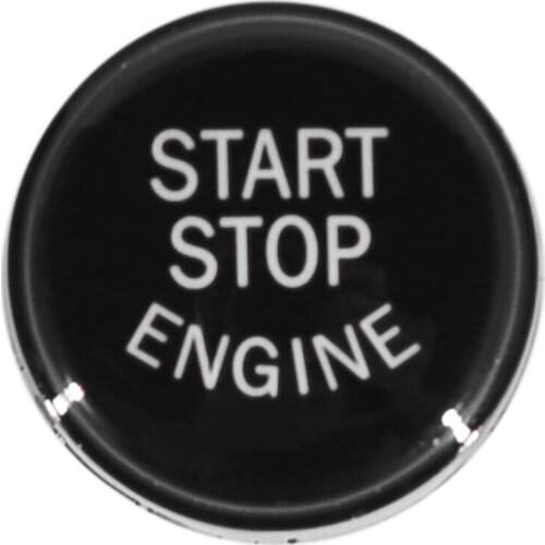 Car Start Stop Engine Button Switch Replace Cover Key Accessories For BMW 5 6 7 F01 F02 F10 F11 F12 2009-2013 61319153832