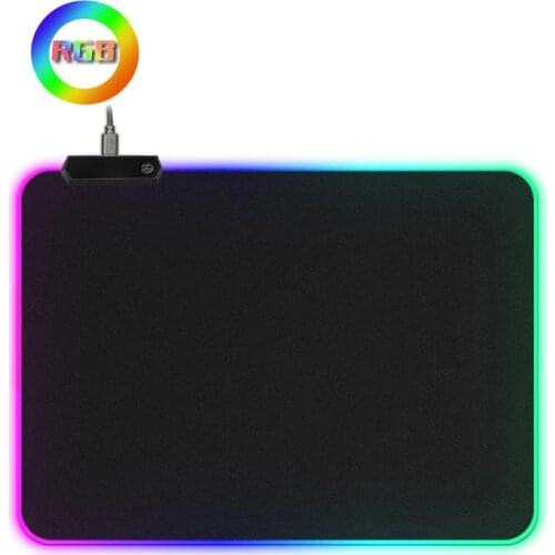 LED RGB Mousepad Colorful Light Luminous Desktop Mouse Pad Carpet Computer Accessory Large Keyboard Mat Gaming Mouse Mat XXL XL