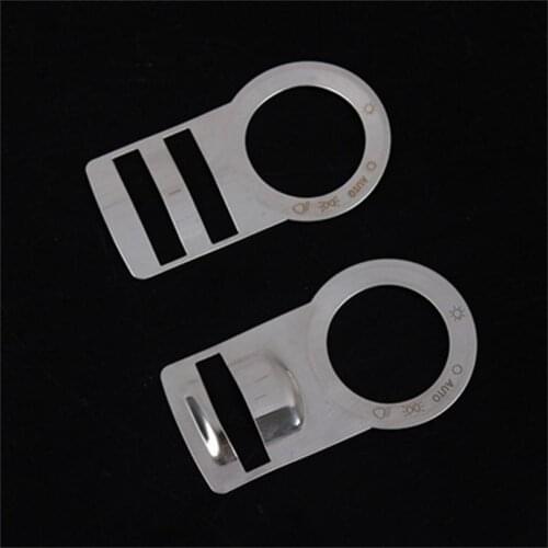 Stainless steel lamp headlight switch decoration sticker trim for Chevrolet chevy Malibu Cruze Trax Encore REGAL