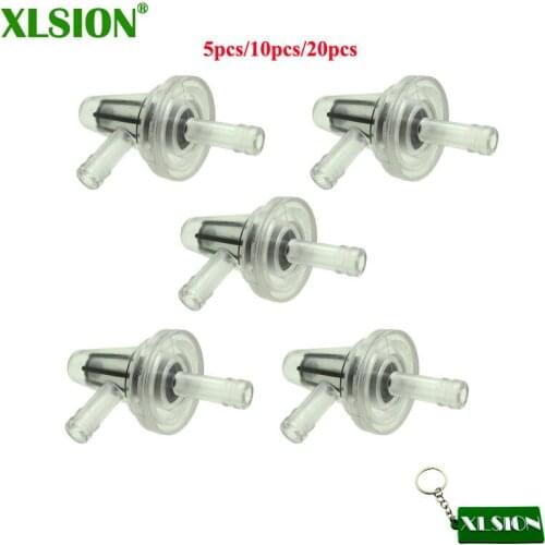 XLSION 90 Degree 1/4" In-Line Fuel Filter For Honda Yamaha Suzuki MTD Kohler Briggs Stratton Kawasaki Mower Tractor ATV UTV