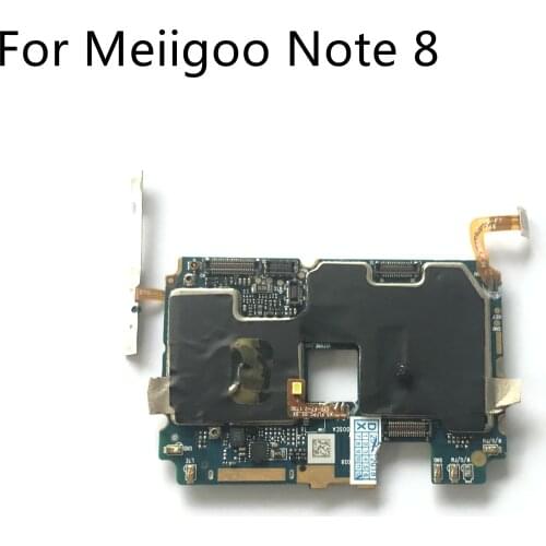Meiigoo Note 8 Used Mainboard 4G RAM+64G ROM Motherboard + FPC For Meiigoo Note 8 MTK6750T 5.99 inch 2160x1080 Smartphone