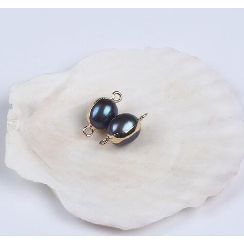 Fashion Necklace Pendant 9-11mm Rice Shape Peacock Green The Gilded Edge Jewelry Pendant