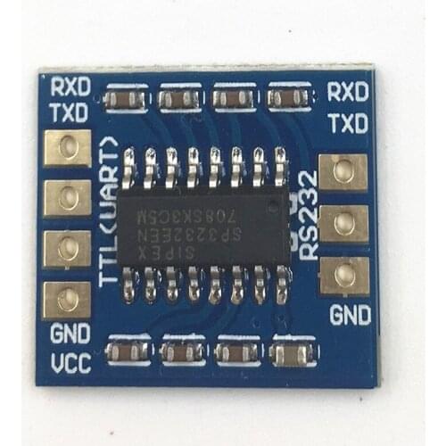 RS232 SP3232 TTL to RS232 module RS232 to TTL flashing line serial port module sinking gold board
