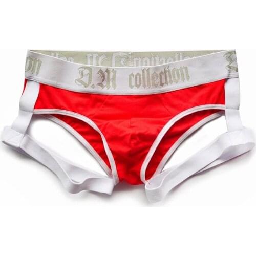 BITCED 2021 Mens Briefs Sexy Underwear Men D.m Mens Underwear Dress Strap Briefs Low Waist Sexy Tight Personality Cotton