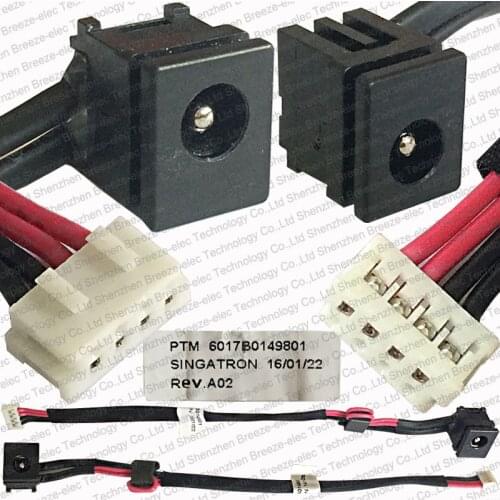 Original DC POWER JACK plug CABLE for Toshiba Satellite L350 L350D L355 L355D A300 A305 A305D C650 C650D C655 C655D 6017B0149801