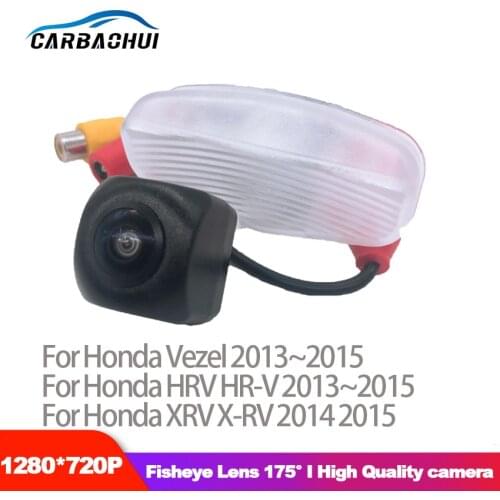 Car Reverse Parking Camera For Honda Vezel HRV HR-V XRV X-RV 2013~2015 CCD HD Night Vision Waterproof high quality
