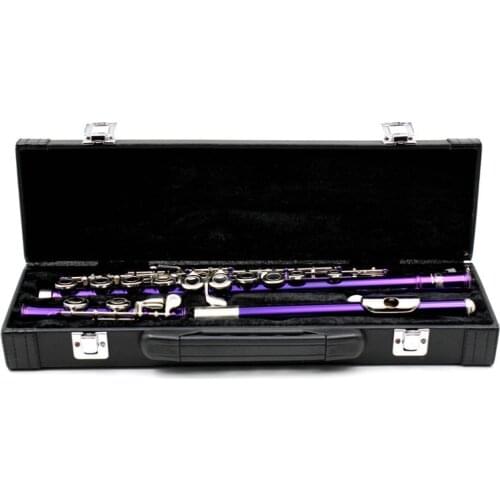 Professional portable bag for instruments flute gig leather box for western concert flute cotton padded waterproof durable case