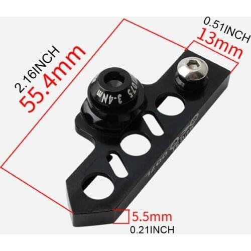 A5KC Folding Bicycle Extend Adapt Brake Seat Adaptor Drawer Type C Caliper Brake Extension Convert Seat Leather Block Road