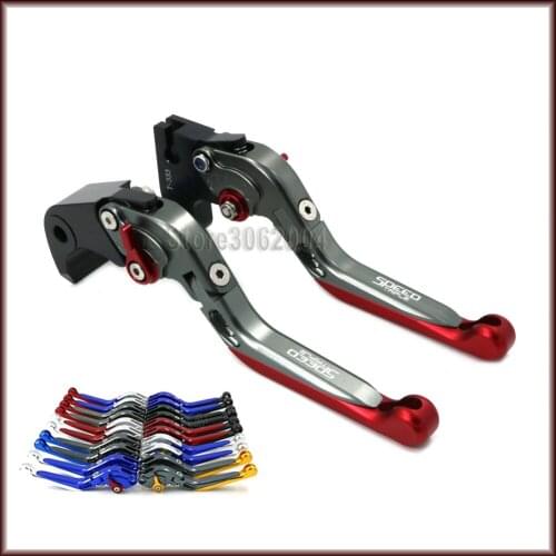 For TRIUMPH SPEEDTRIPLE SPEED TRIPLE 2008-2010 09 Motorcycle Accessories Folding Extendable Adjustable Brakes Clutch Levers CNC