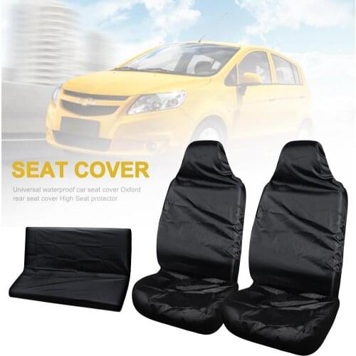 Universal Car Seat Cover Waterproof Front Rear Car Seat Cover Protectors Seat Covers Water Resistant Car Interior Accessories