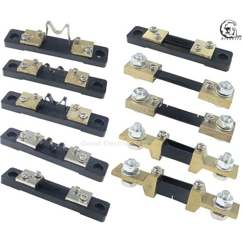 FL-2 100A 50A 30A 20A 10A 5A/75mV External Shunt Current Meter Shunt resistor For digital ammeter amp voltmeter wattmeter meter