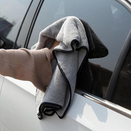 1 pc Soft Car Microfiber Cleaning Towel Car Wash Dry Clean Polish Cloth car Motorcycle Detailing Care car accessories