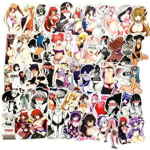 10/30/50PCS Cool Guitar Skateboard Luggage Notebook Waterproof Helmet Anime Sexy Bunny Girl Graffiti DIY Sticker Wholesale