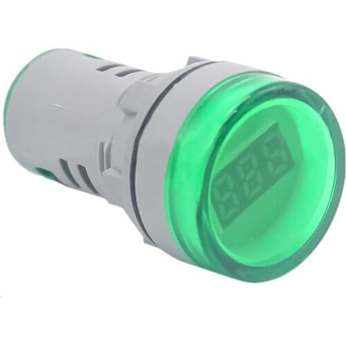 10pcs/lot free shipping CE ROSH ad16 22MM Voltmeter 20-500V voltage meter LED Digital Voltage Meter Indicator Light