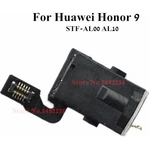 100% Original Earphone Jack Connector For Huawei Honor 9 STF-AL00 AL10 Headphone Jack Audio output Plug Flex Cable Replacement