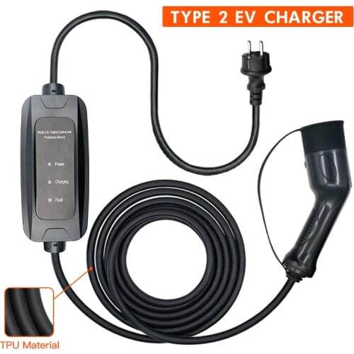 32A Type1 SAE J1772 Portable EV Charging Box for Nissans LEAF