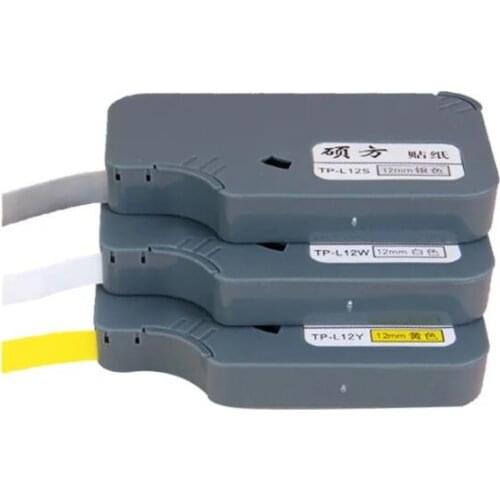 Label Tape For Ribbon Printer TP-60A 60i 66A 66i TP-L09W 9MM white color