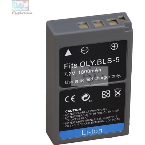 PS-BLS5 BLS5 BLS-5 Camera Battery for Olympus EM10 EPL6 EPL7 EPM2 EPM1 EP1 EP2 EP3 E-PL1 EPL2 EPL3 BLS1 PM134