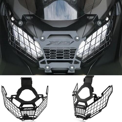 For Honda x adv 750 xadv x-adv 2017 2018 2019 2020 Motorcycle Headlight Headlamp Grille Shield Guard Cover Protector Accessories