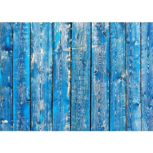 Blue Wooden Texure Plank Photography Backdrop Customized Backgrounds Photo Studio for Children Baby Pets Toy Portrait Photocall