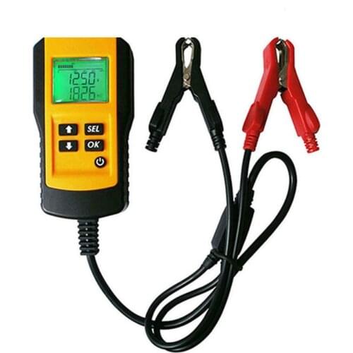 Hot Sale Professional High Accuracy Car Battery Analyzer Testing Tool For 12V Lead Acid Battery Tester With LCD Display Checker