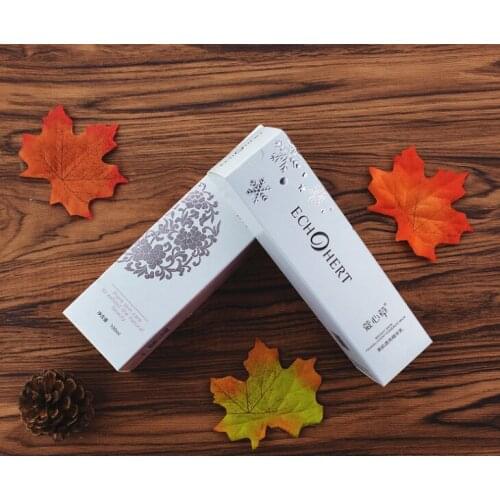 Custom Silver Stamping Design Extravagant Round Cardboard Box For Cosmetic Perfume Bottle Packaging ---XP0654