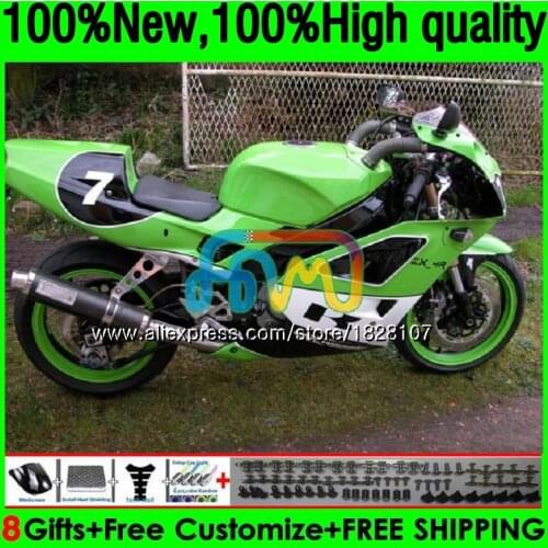 Body For KAWASAKI Bodys ZXR 400 ZXR400 91 92 93 94 Green black 95 96 161BS.55 ZXR-400 1991 1992 1993 1994 1995 1996 Fairing kit