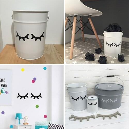 Creative Eyelashes Wall Stickers Home Decoration For Childrens Room Fridge Living Room Art Decals Peel & Stick Vinyl Wallpaper