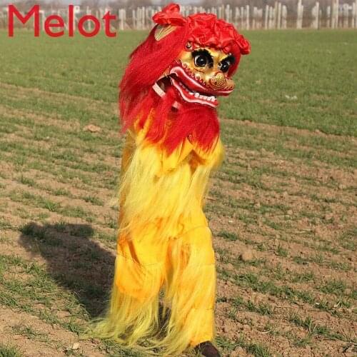Lion Dance Props Set Adult Dragon and Lion Dance Single Lion Dance