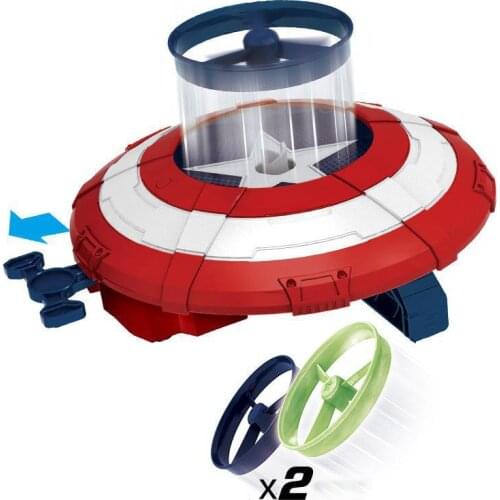 Disney Marvel The Avengers Captain America Launch Shield Outdoor Toy Launcher Collection Movie Model Childrens Toys Gift Box