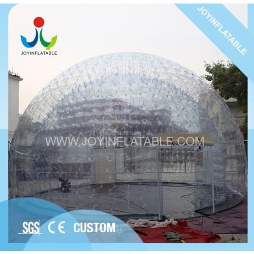 Joy Inflatable Dia 10M Air Tight Clear dome Tent for Wedding Party Event