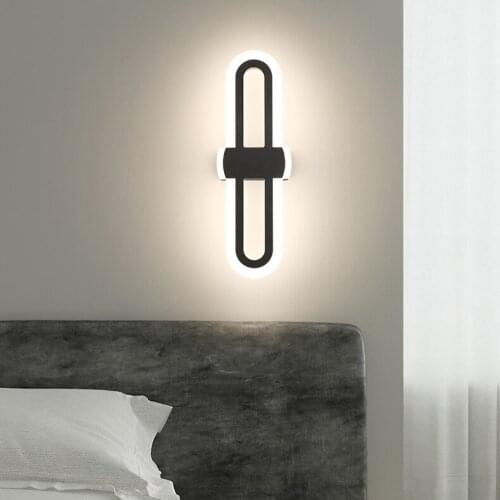 Nordic 15W LED Wall Sconce Light Fixture Indoor Acrylic Lamp Bedroom Living Room