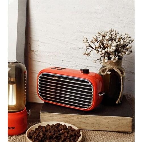New LOFREE Poison-M Bluetooth speaker Cabernet Franc Red Restore FM Radio portable Wireless Music Player Subwoofer gift