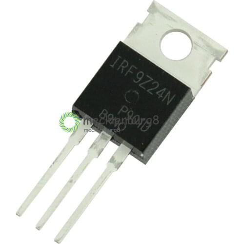 10pcs IRF9Z24N IRF9Z24NPBF MOSFET MOSFT PCh -55V -12A 175mOhm 12.7nC TO-220 NEW