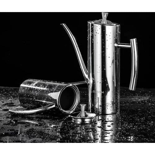 Dust-proof Steel Oil 304 Stainless Pot and Leak-proof Oil Pot Oil Pot 500 ml 700 ml 1000 ml